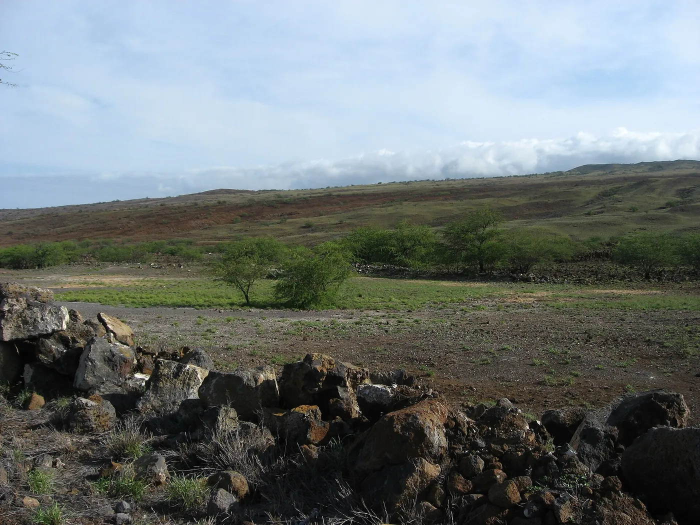 The Kohala Mountains from Route 19 near Kawaihae